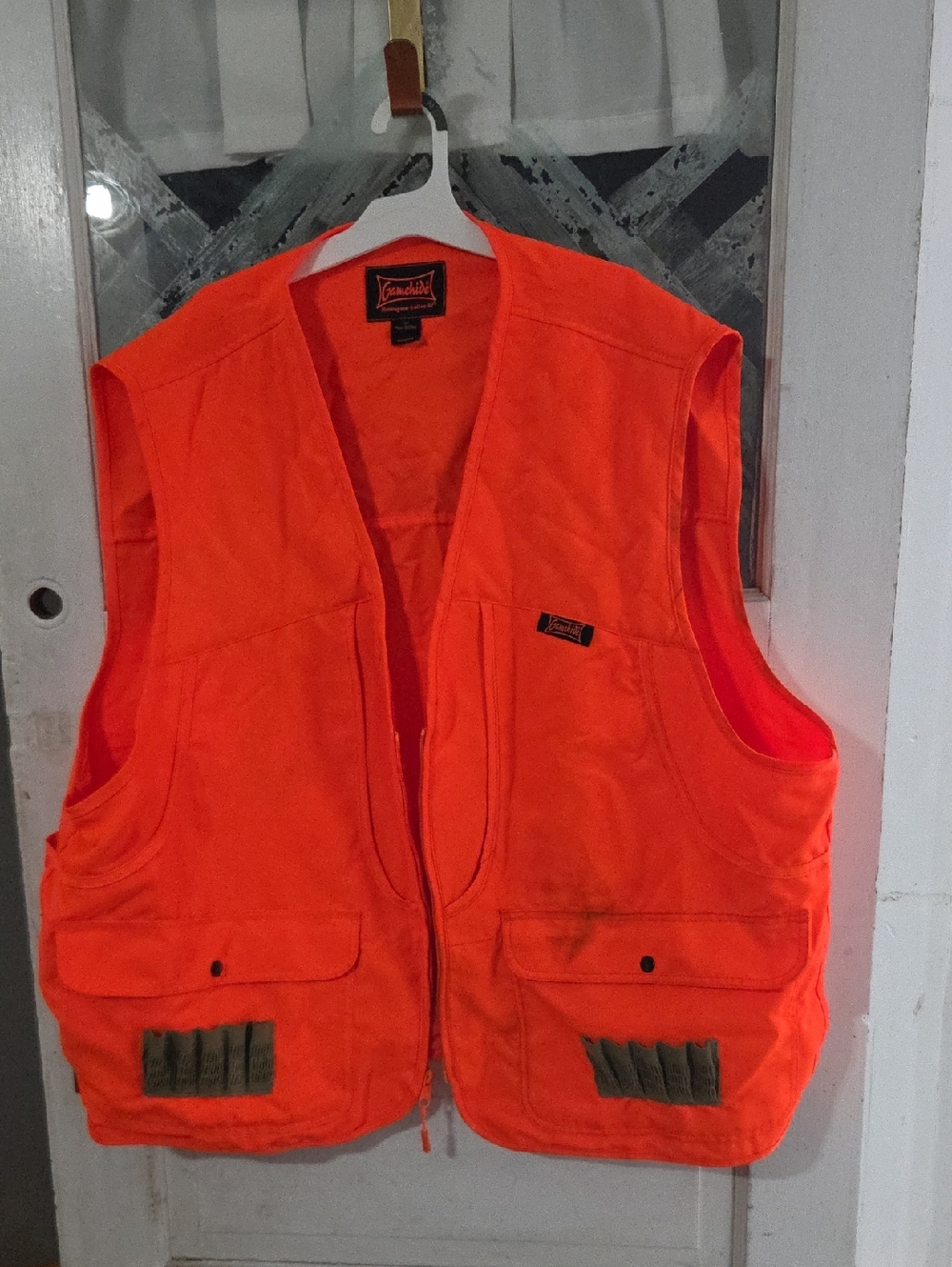 Unbranded Men's High-Visibility Orange Hunting Vest